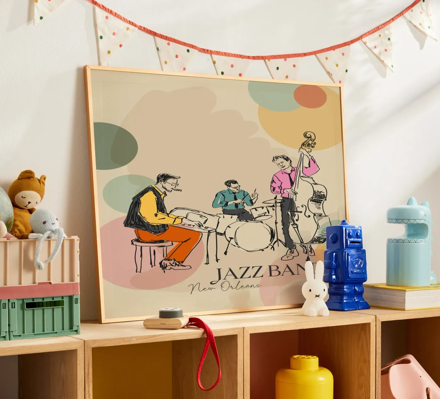 Jazzband Poster von Indigo Rain