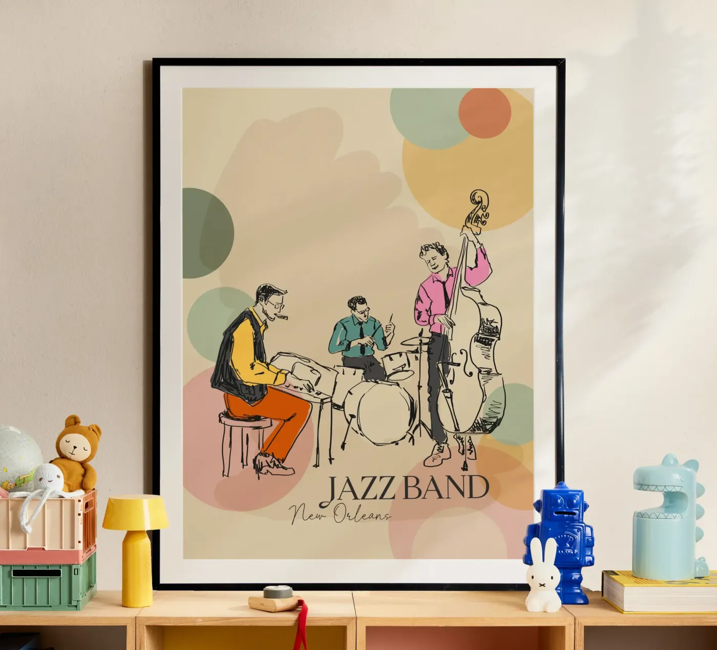 Jazzband Poster von Indigo Rain