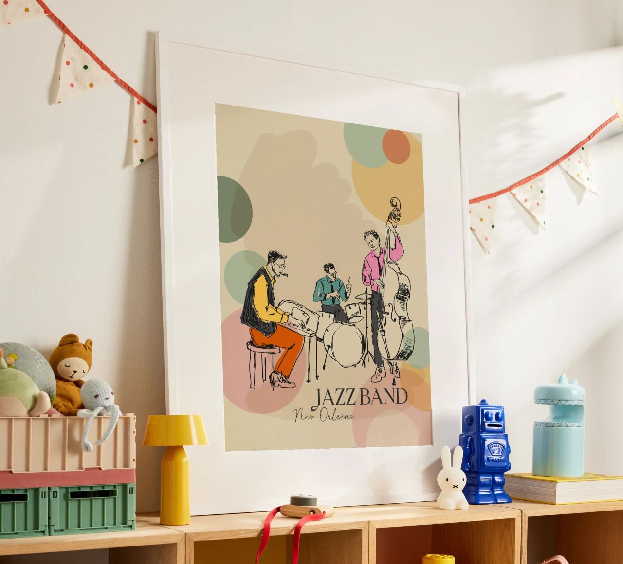 Jazzband Poster von Indigo Rain