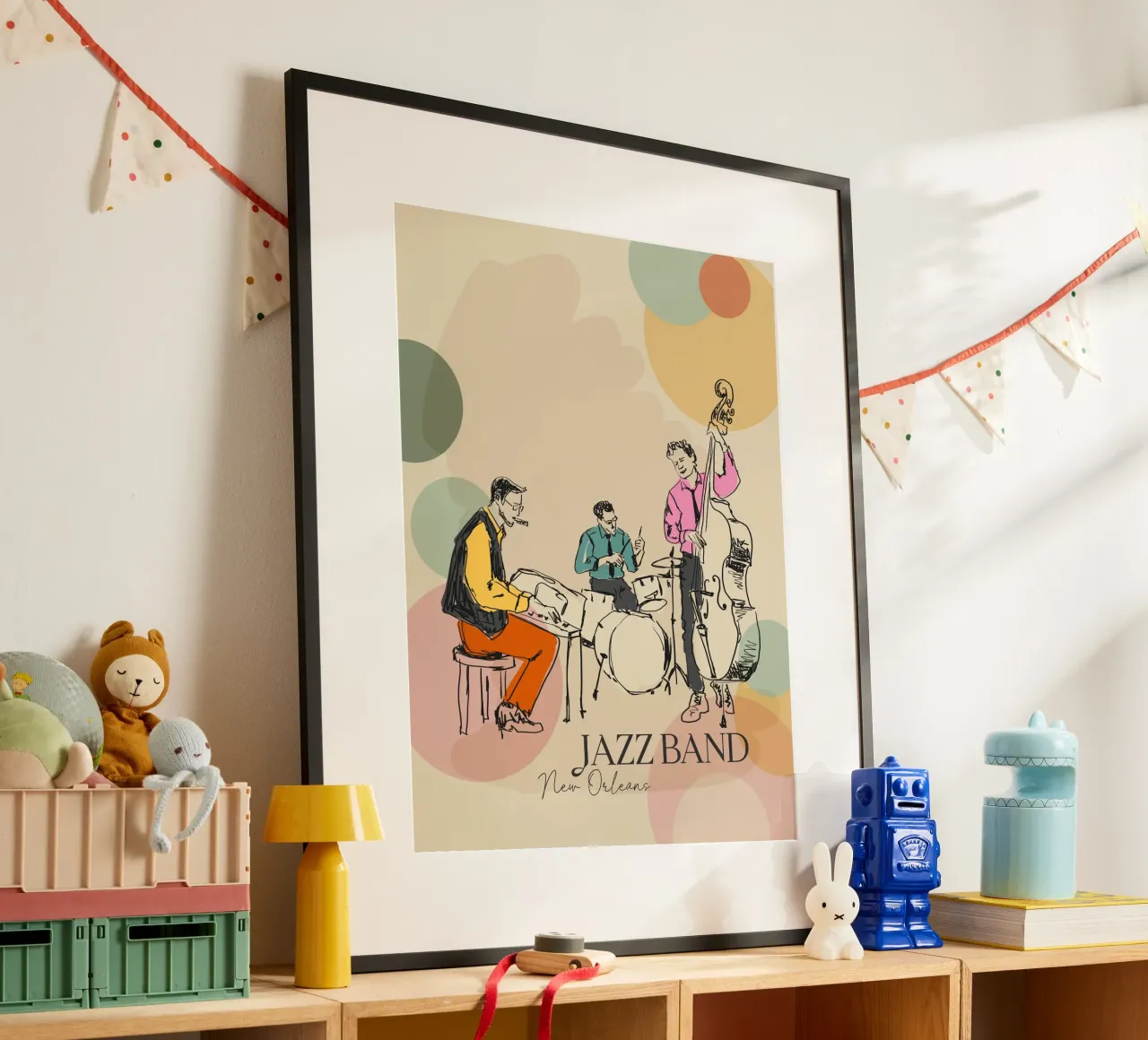 Banda jazz poster da Indigo Rain