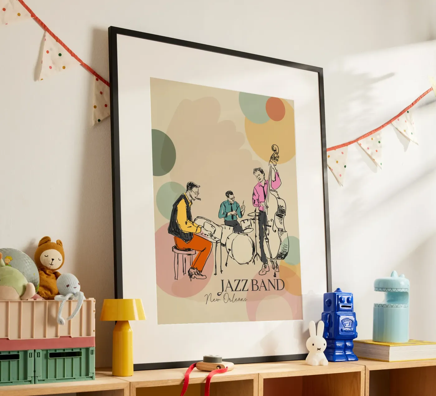 Jazzband Poster von Indigo Rain