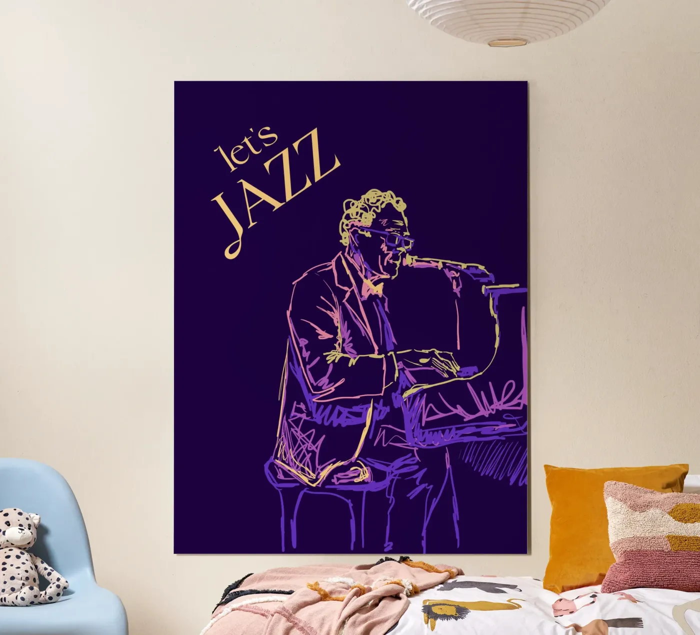 Jazzband Poster von Indigo Rain