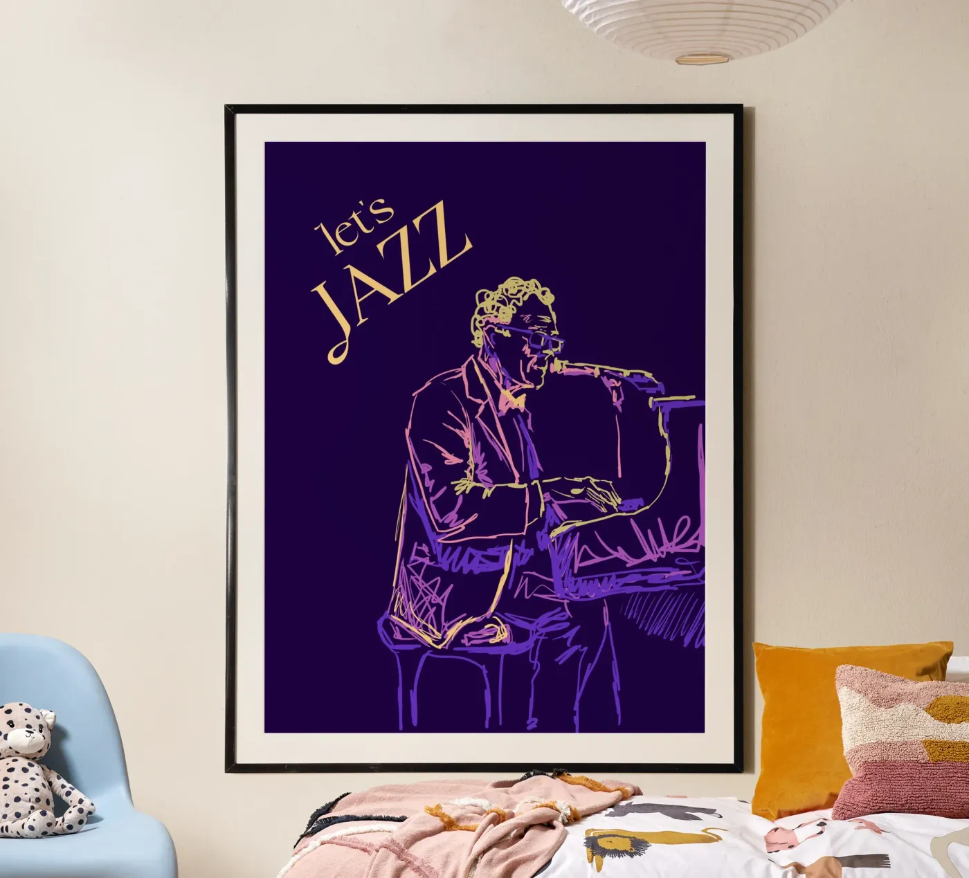 Jazzband Poster von Indigo Rain