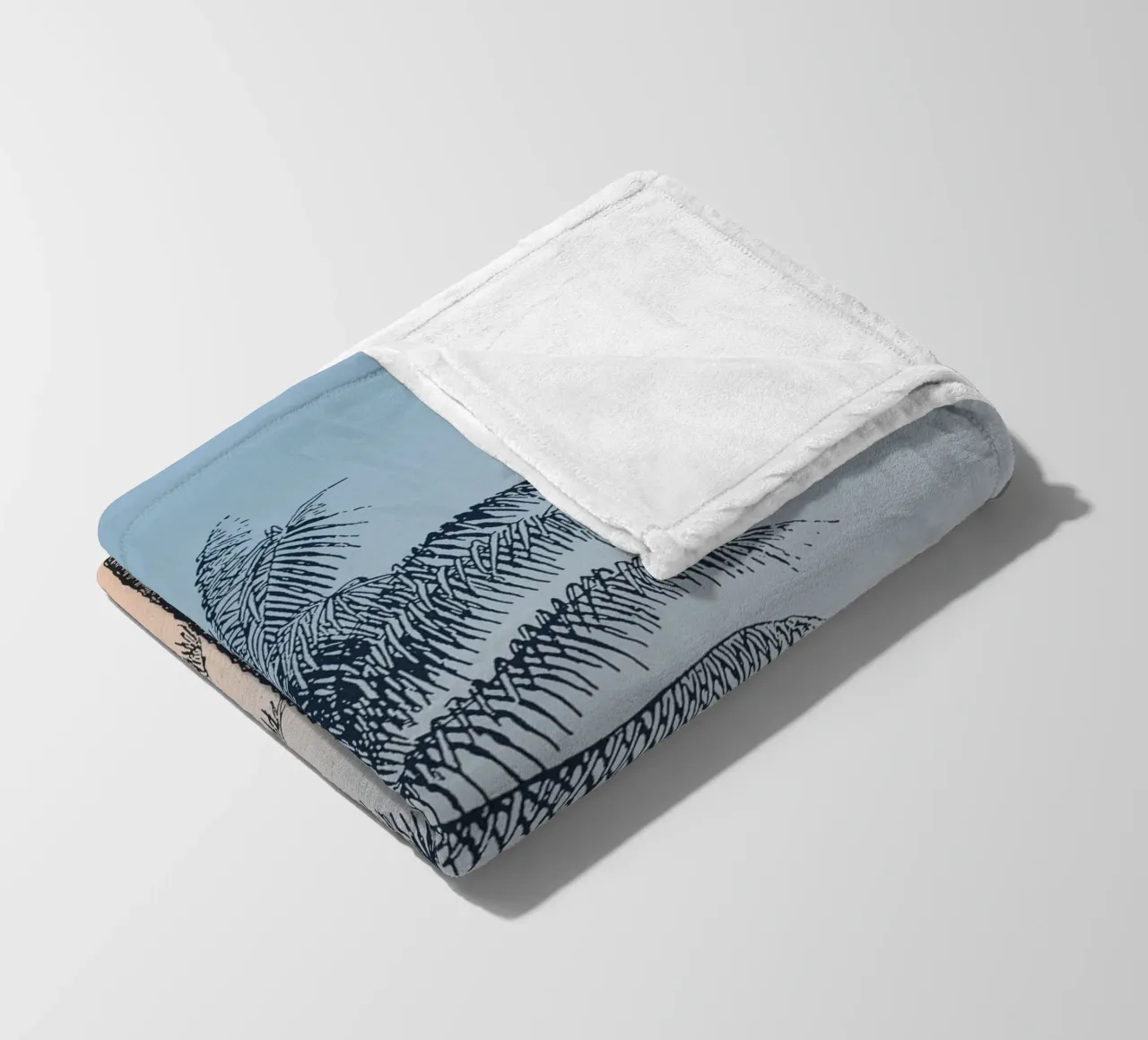 Boho Palm Tree Sunset coperta in pile da apoloprints