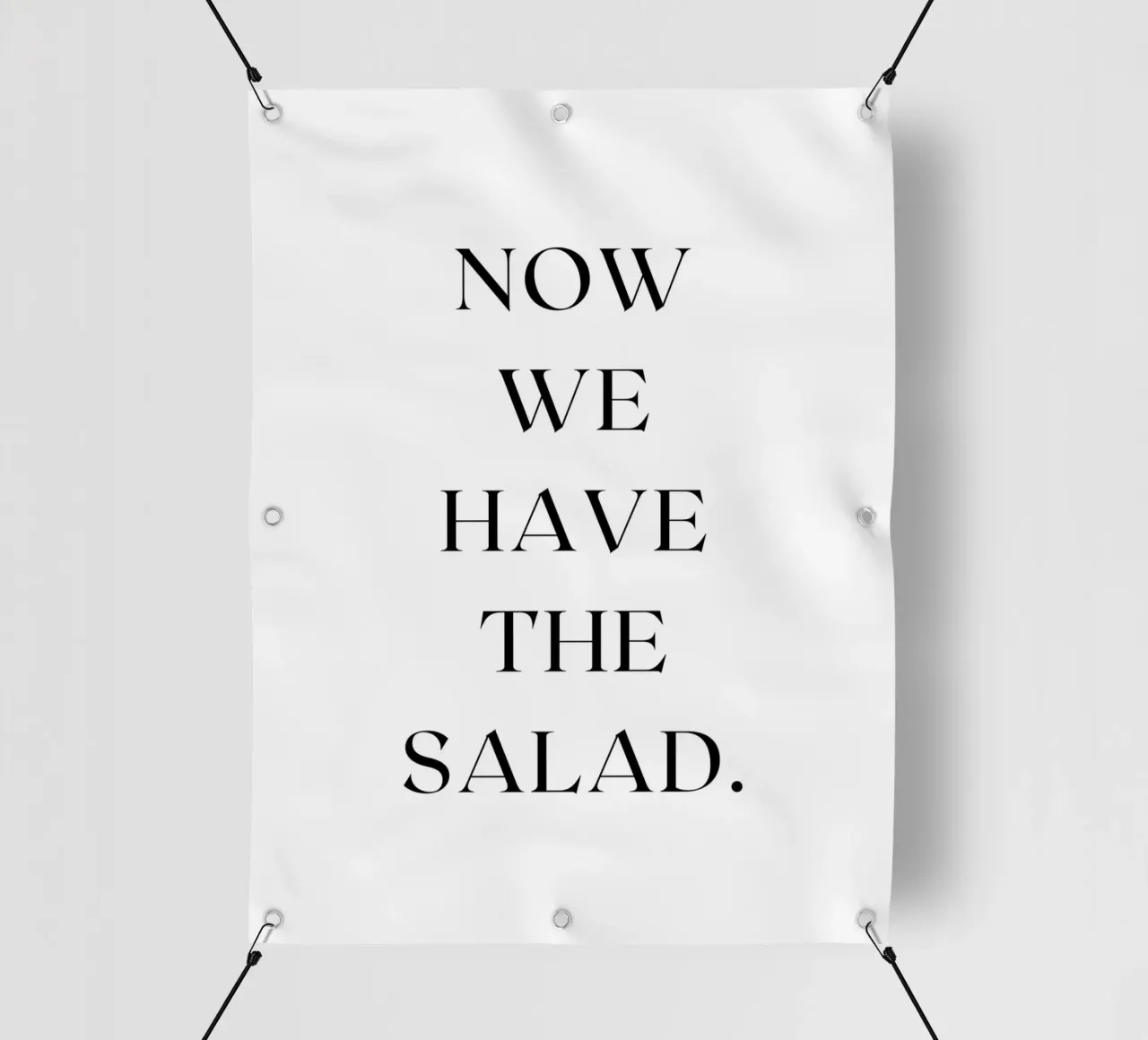 NOW WE HAVE THE SALAD. telo in pvc da ArtDesign by KBK