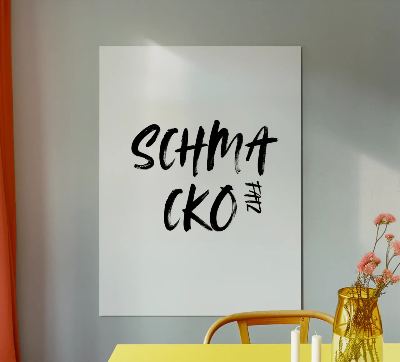 SCHMACKOFATZ poster con telaio in plastica da ArtDesign by KBK