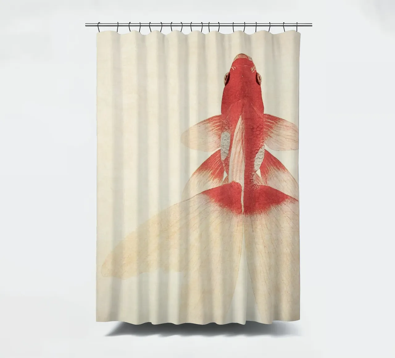 Goldfish shower curtain by apoloprints