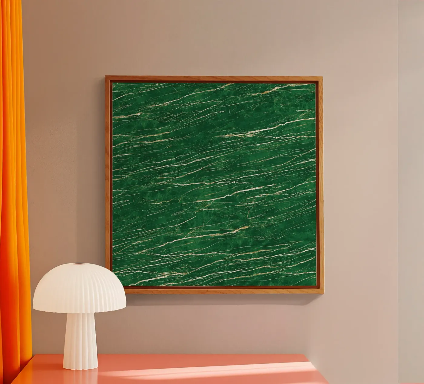 Emerald Green Marble acrylic glass by Apolo Prints