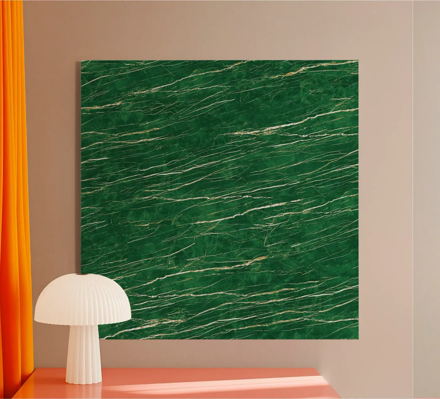 Emerald Green Marble acrylic glass by Apolo Prints