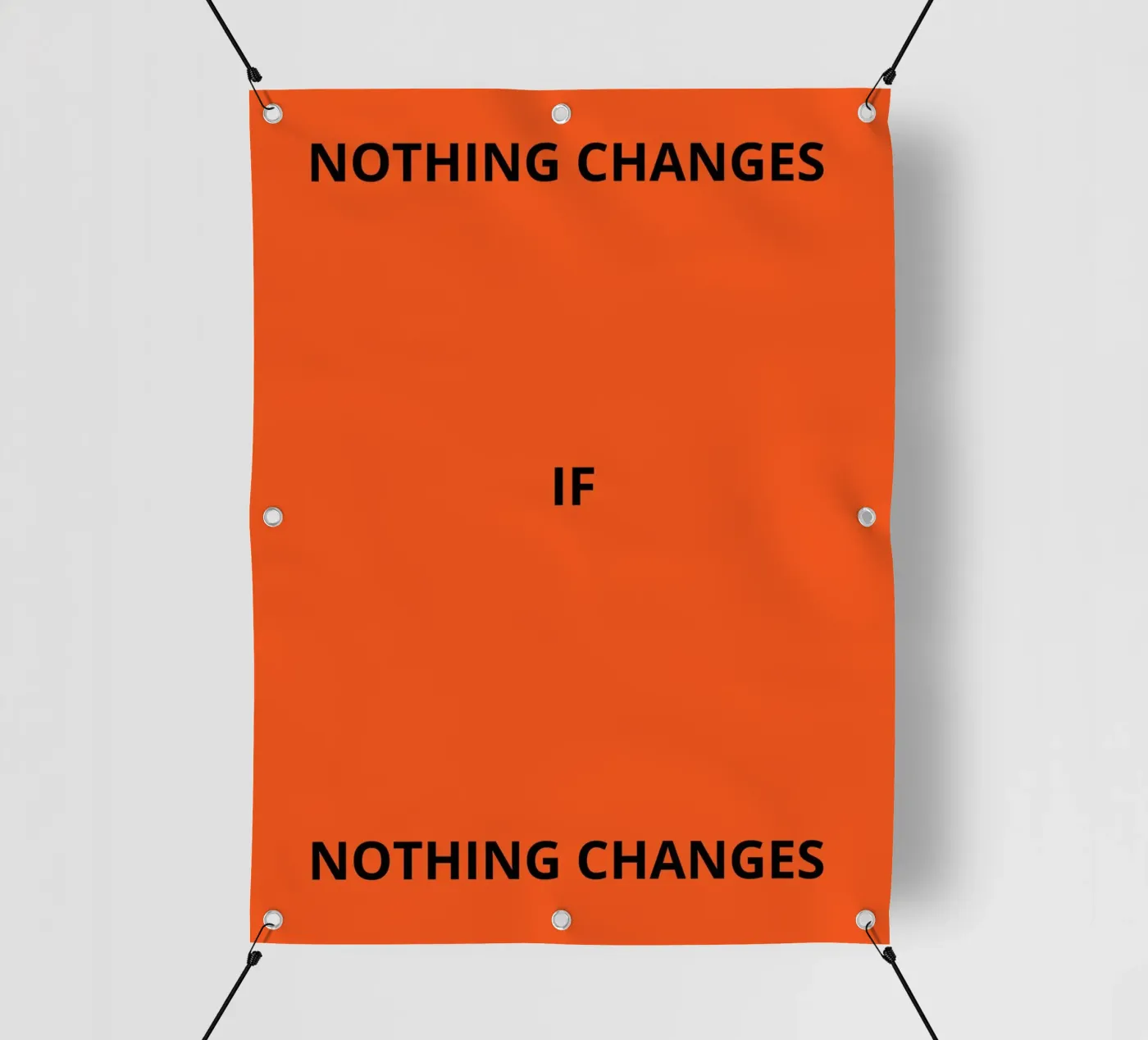 Nothing changes if nothing changes PVC Plane von ramosashop