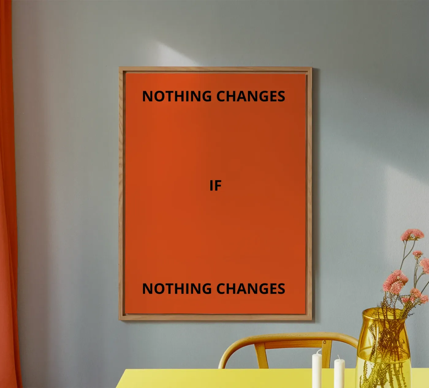 Nothing changes if nothing changes Forex-Platte von ramosashop