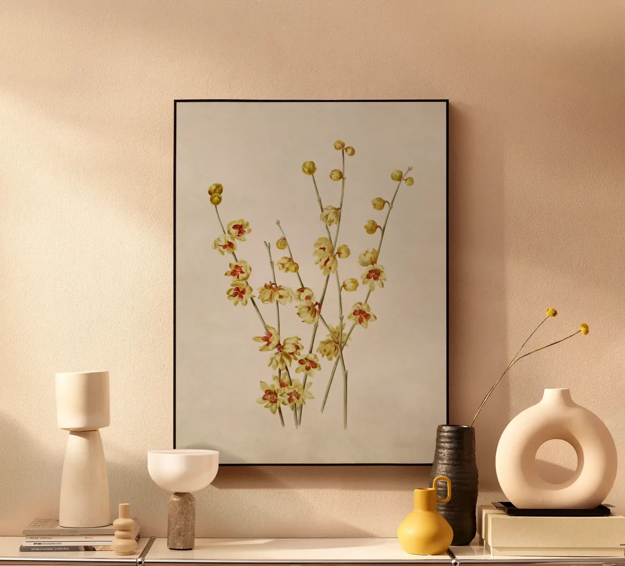 Yellow Blossoms plexiglass da apoloprints