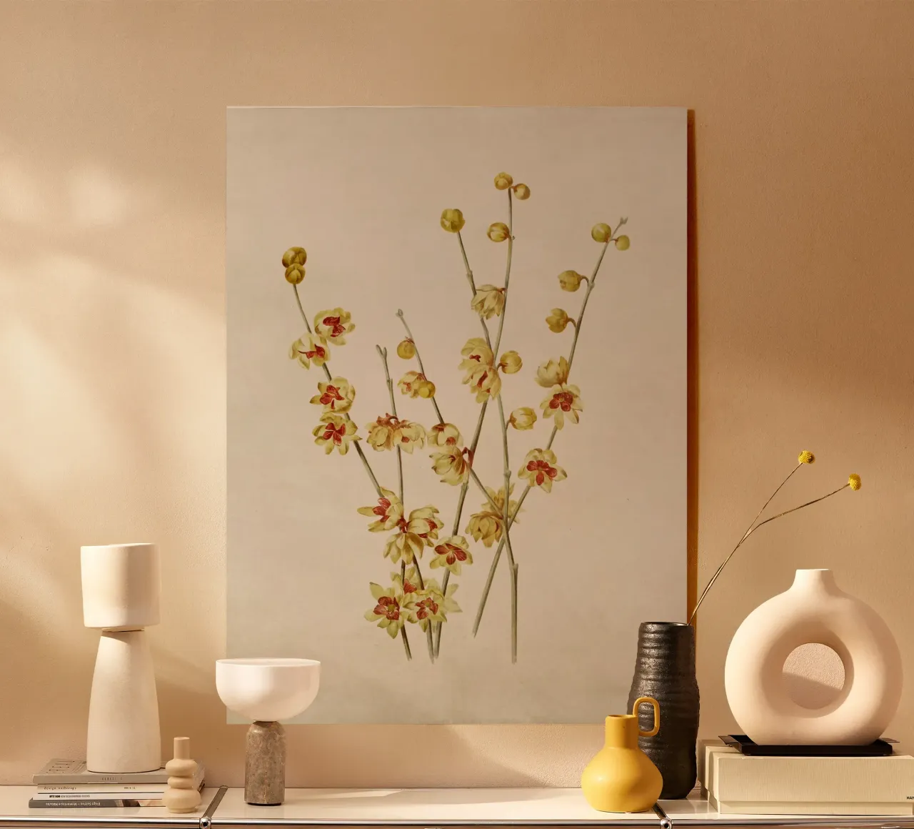 Yellow Blossoms plexiglass da apoloprints