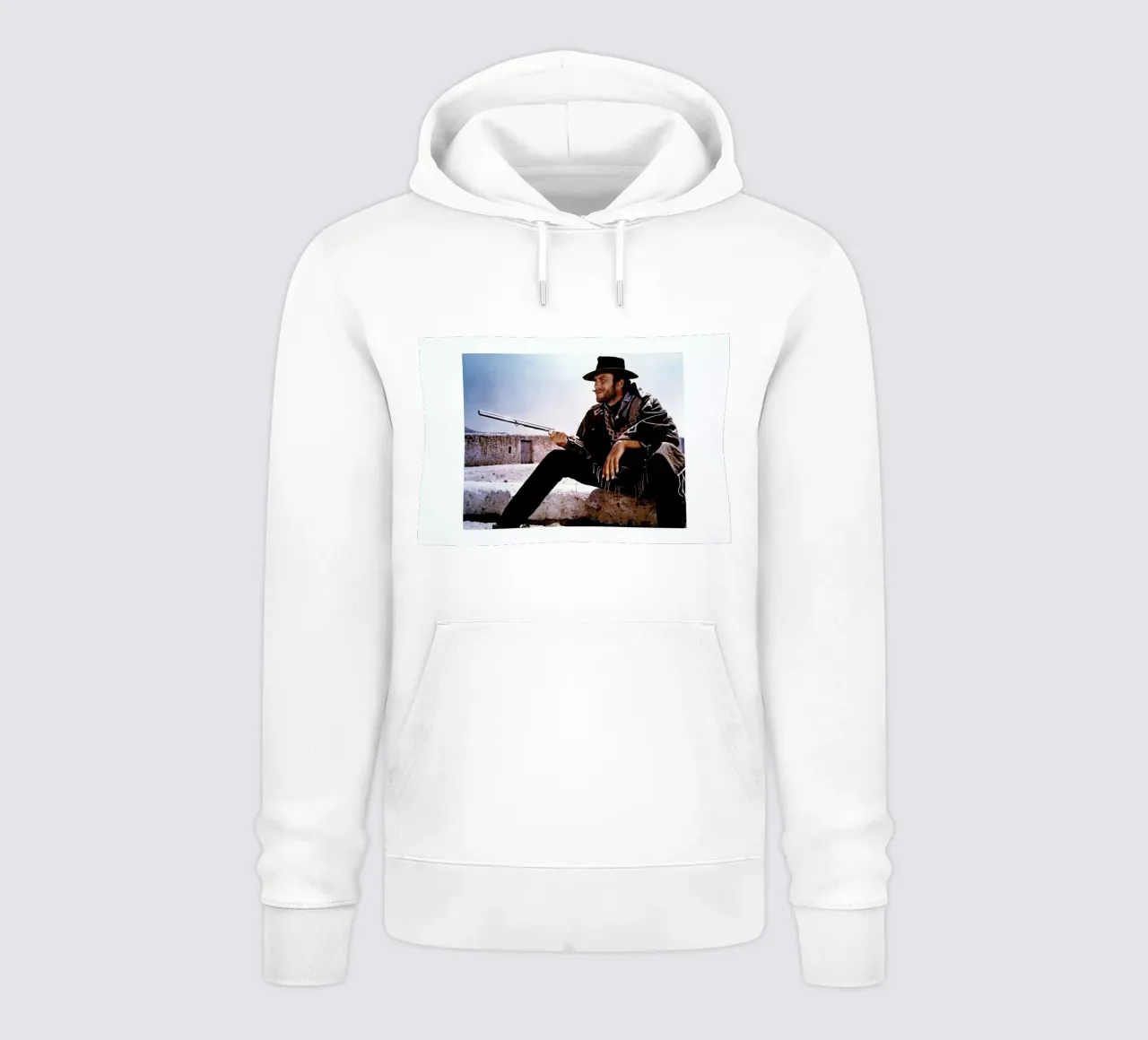 Clint Eastwood felpa con cappuccio da Gallery Print and Art Limited