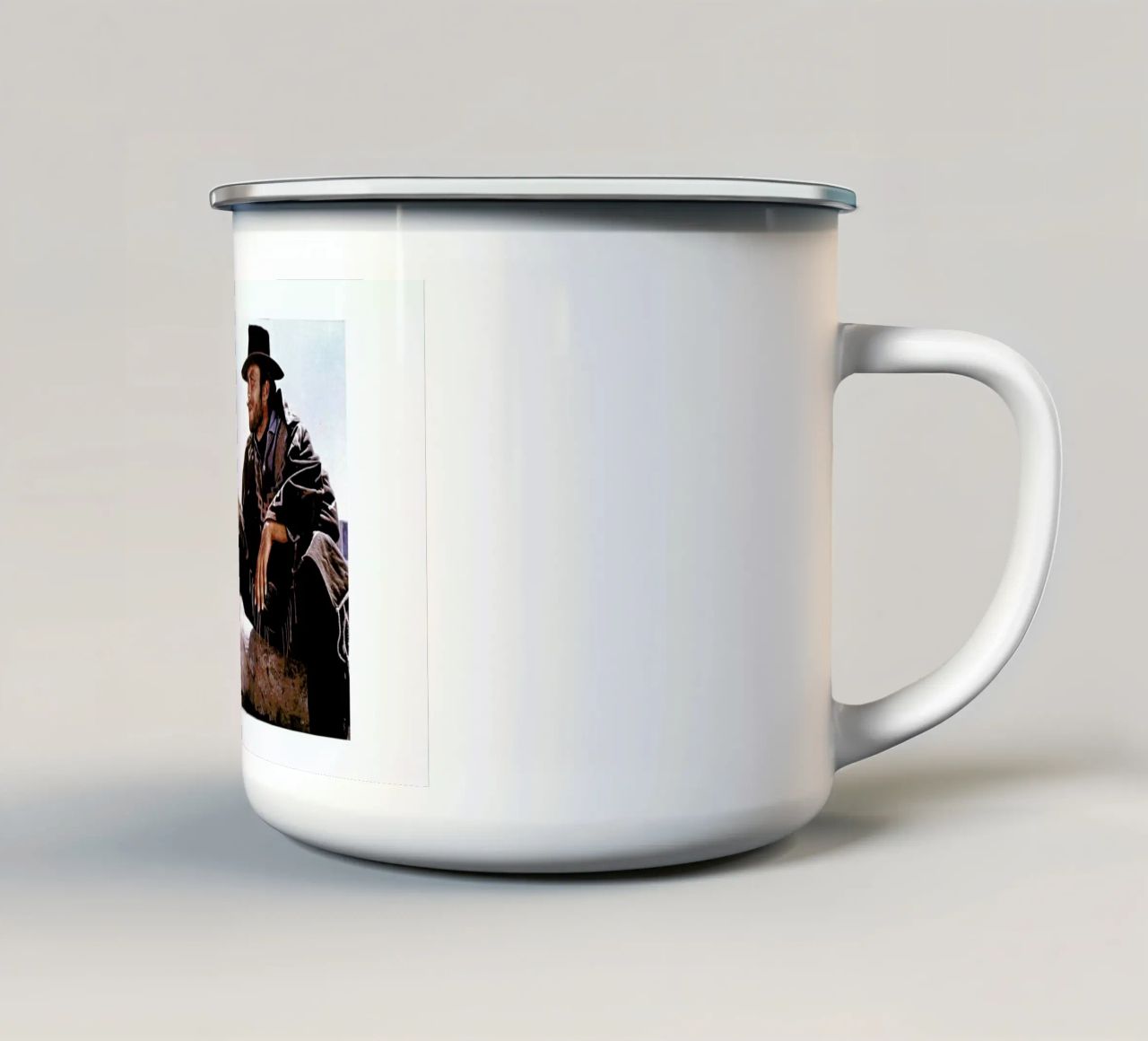 Clint Eastwood tazza in smalto da Gallery Print and Art Limited