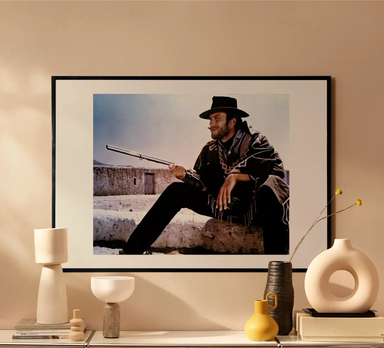 Clint Eastwood poster con telaio in legno da Gallery Print and Art Limited