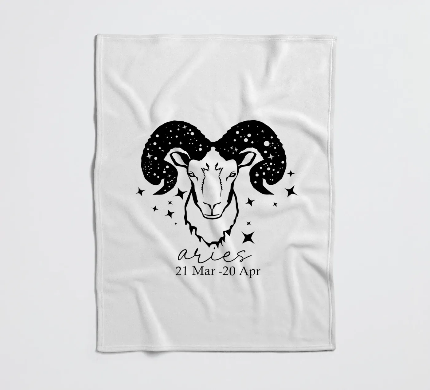 Widder Fleecedecke von Indigo Rain