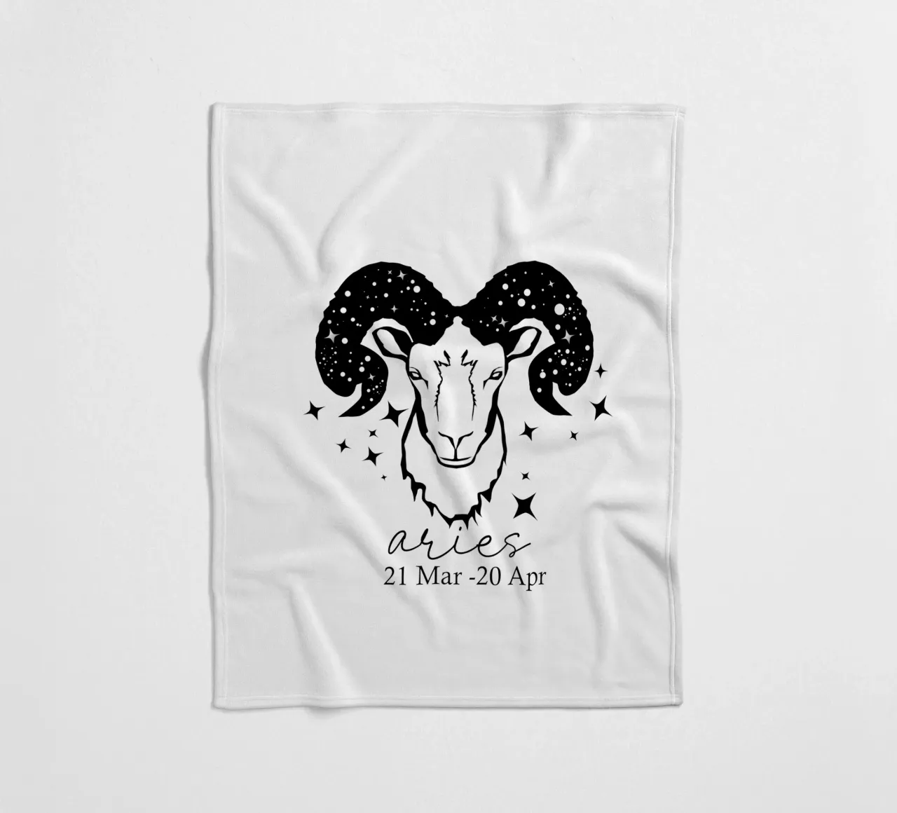 Widder Fleecedecke von Indigo Rain