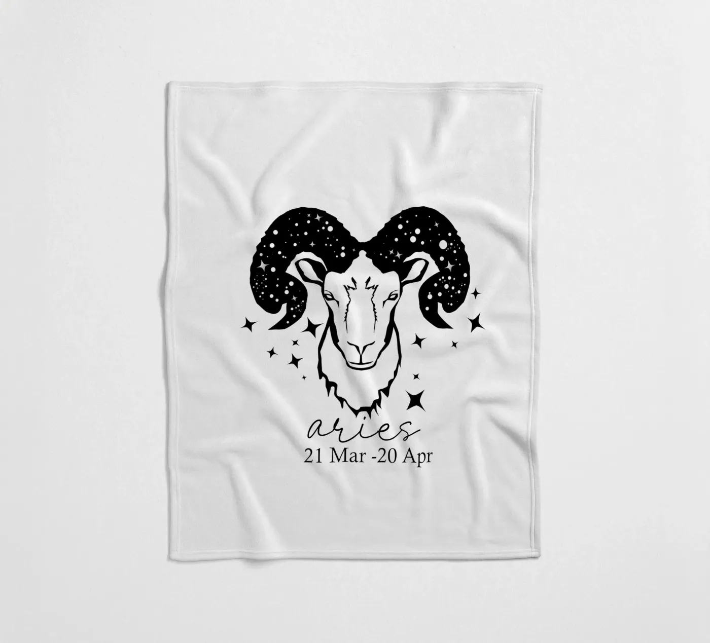 Widder Fleecedecke von Indigo Rain