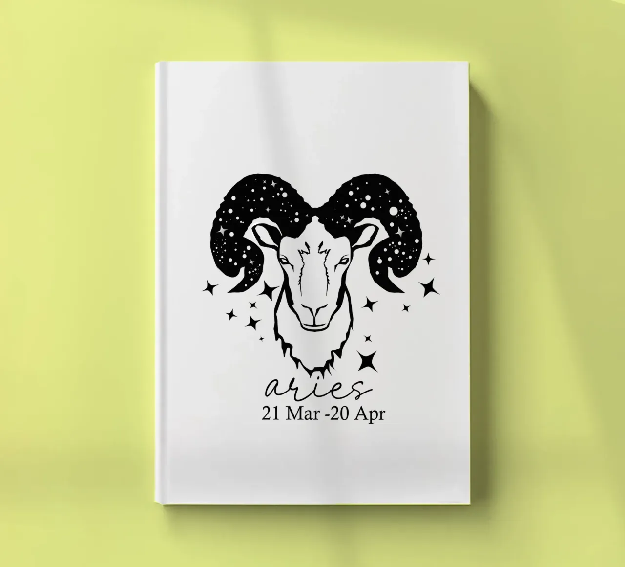 Aries notebook by Indigo Rain