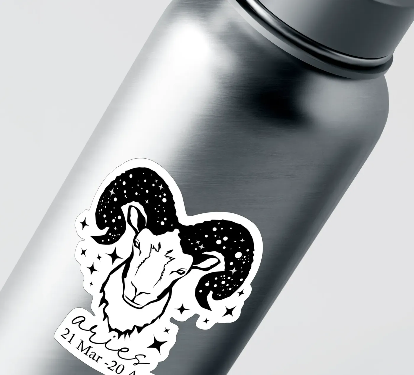 Widder Sticker von Indigo Rain