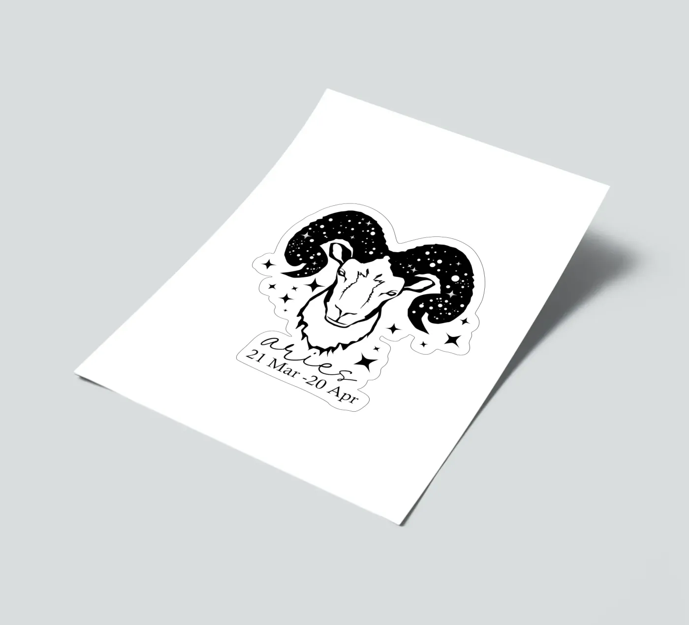 Aries sticker sheet by Indigo Rain