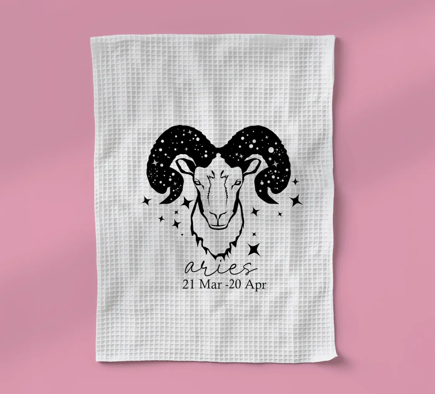 Aries Geschirrtuch von Indigo Rain