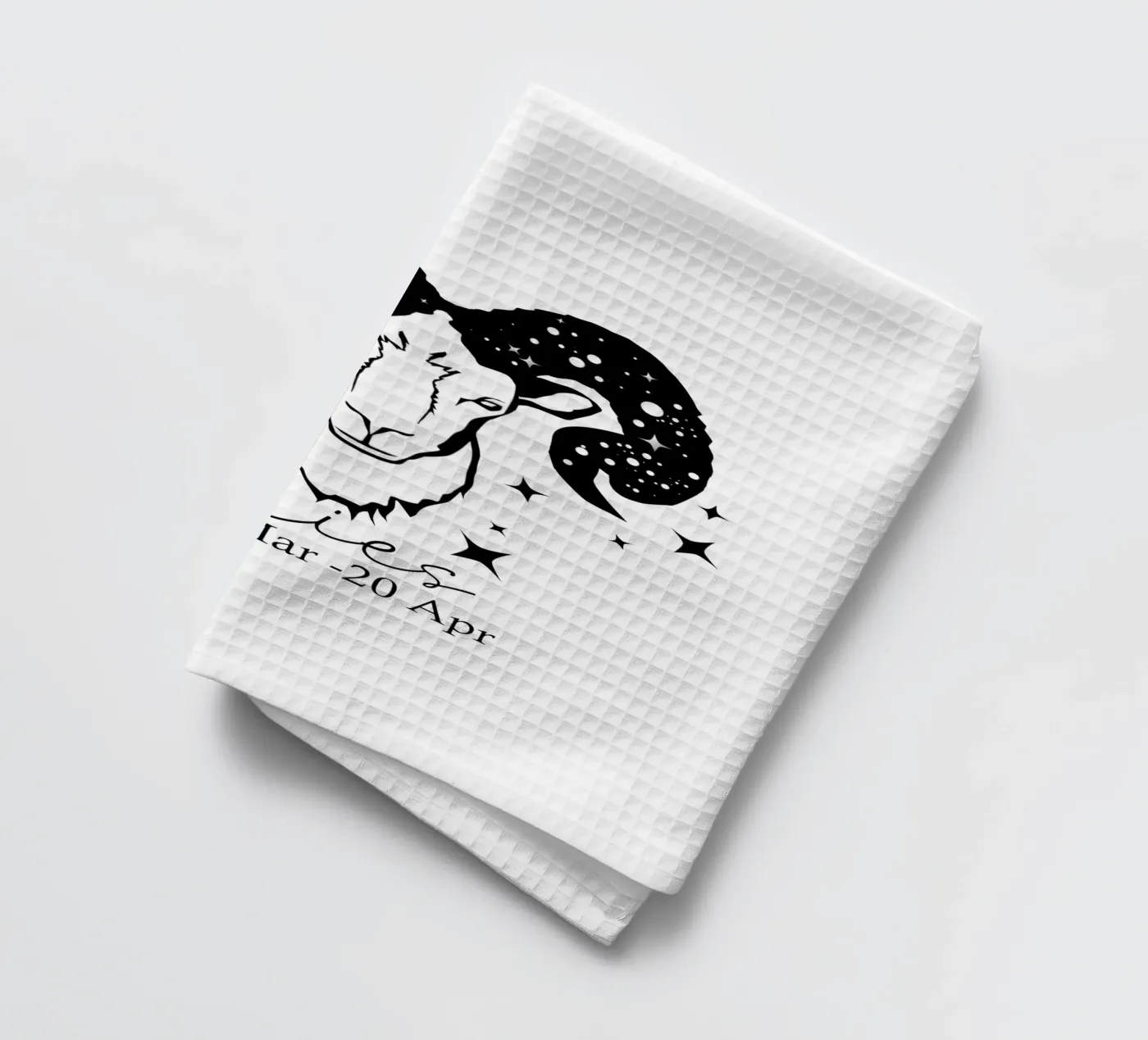 Aries Geschirrtuch von Indigo Rain