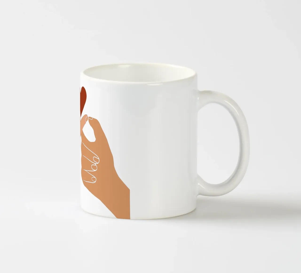 I love you for infinity ceramic mug by alice