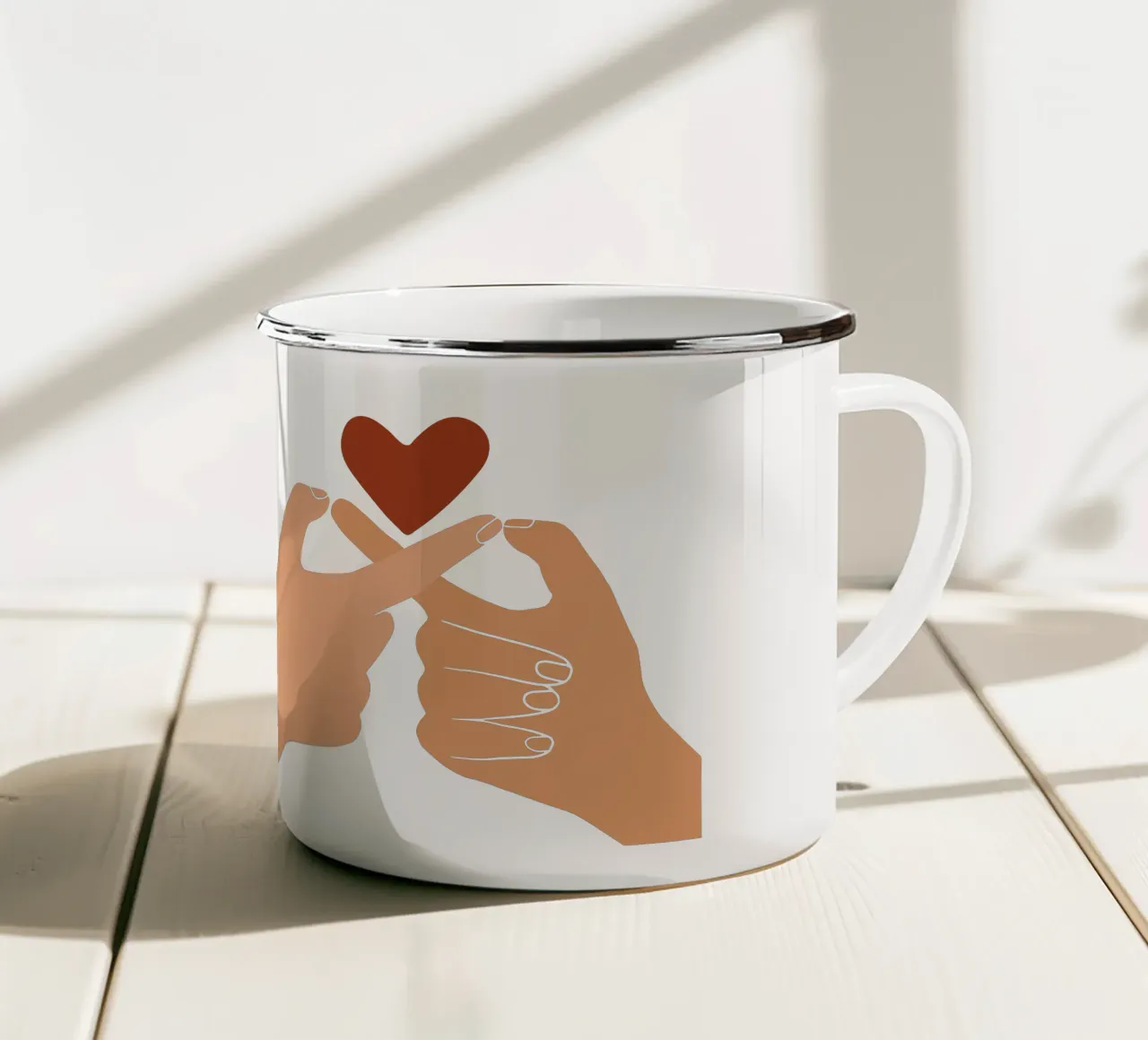 I love you for infinity tazza in smalto da alice