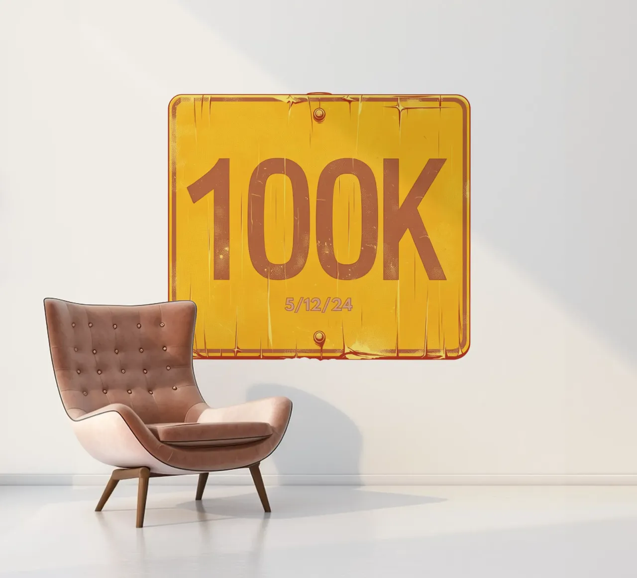 100K_BTC_X2 Fototapete von Crypto_Jungle