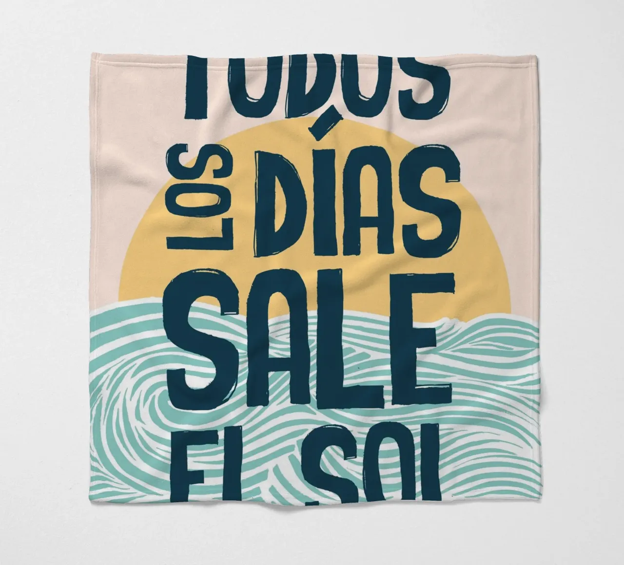 todos los días sale el sol coperta in pile da alice