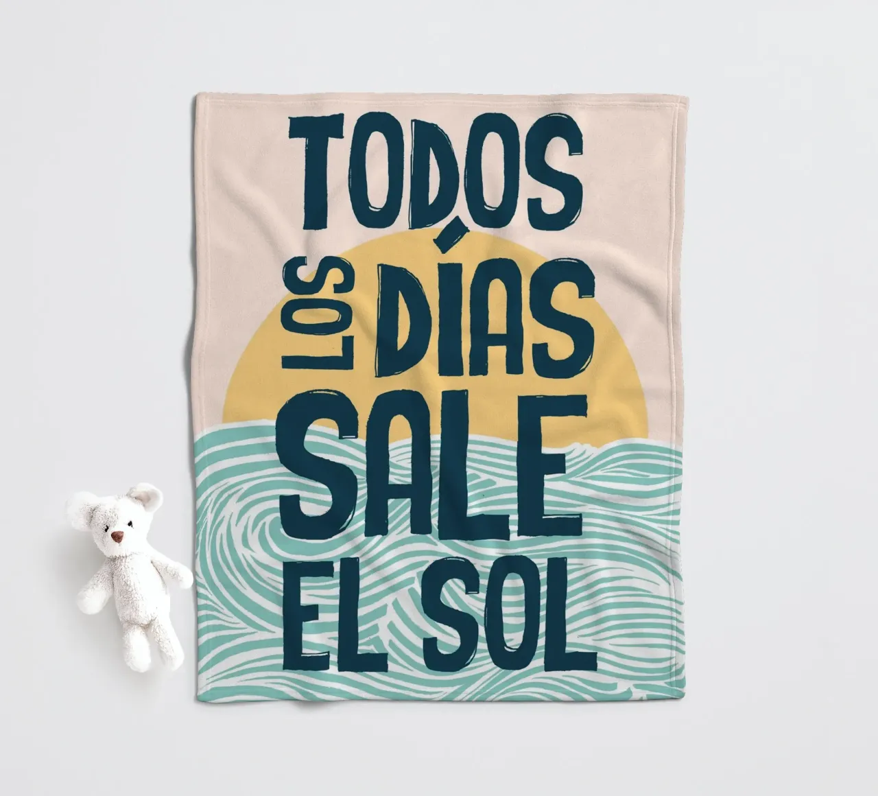todos los días sale el sol coperta in pile da alice