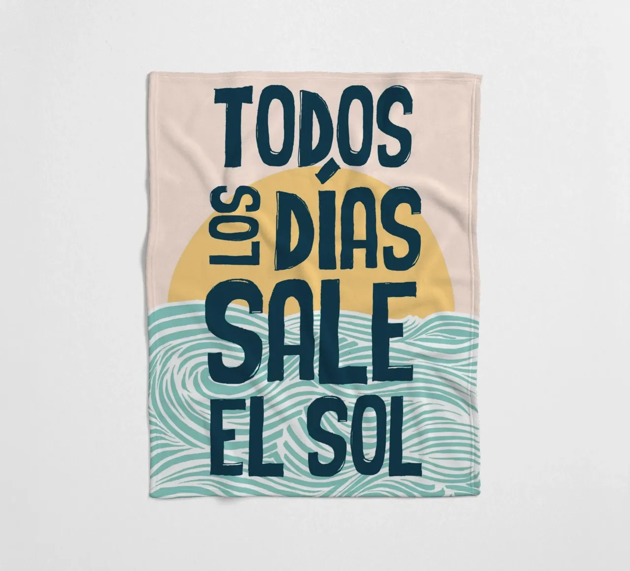 todos los días sale el sol coperta in pile da alice