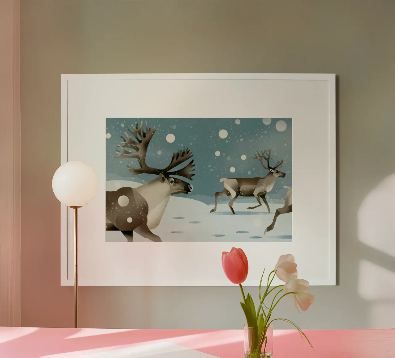 Rentier poster da Dieter Braun