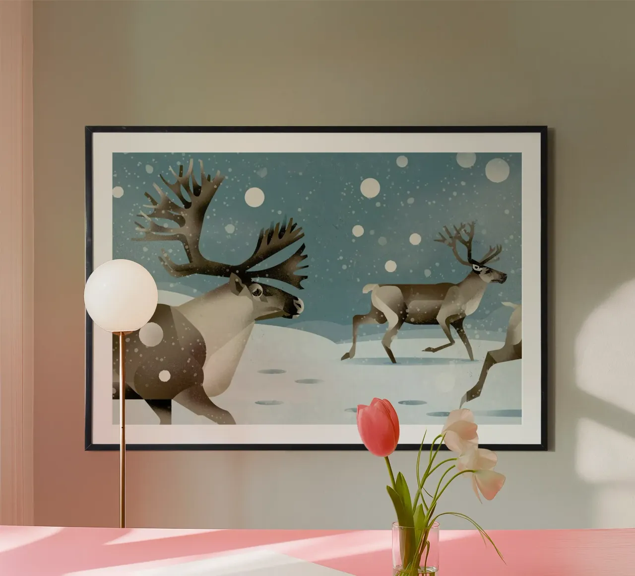 Rentier poster da Dieter Braun