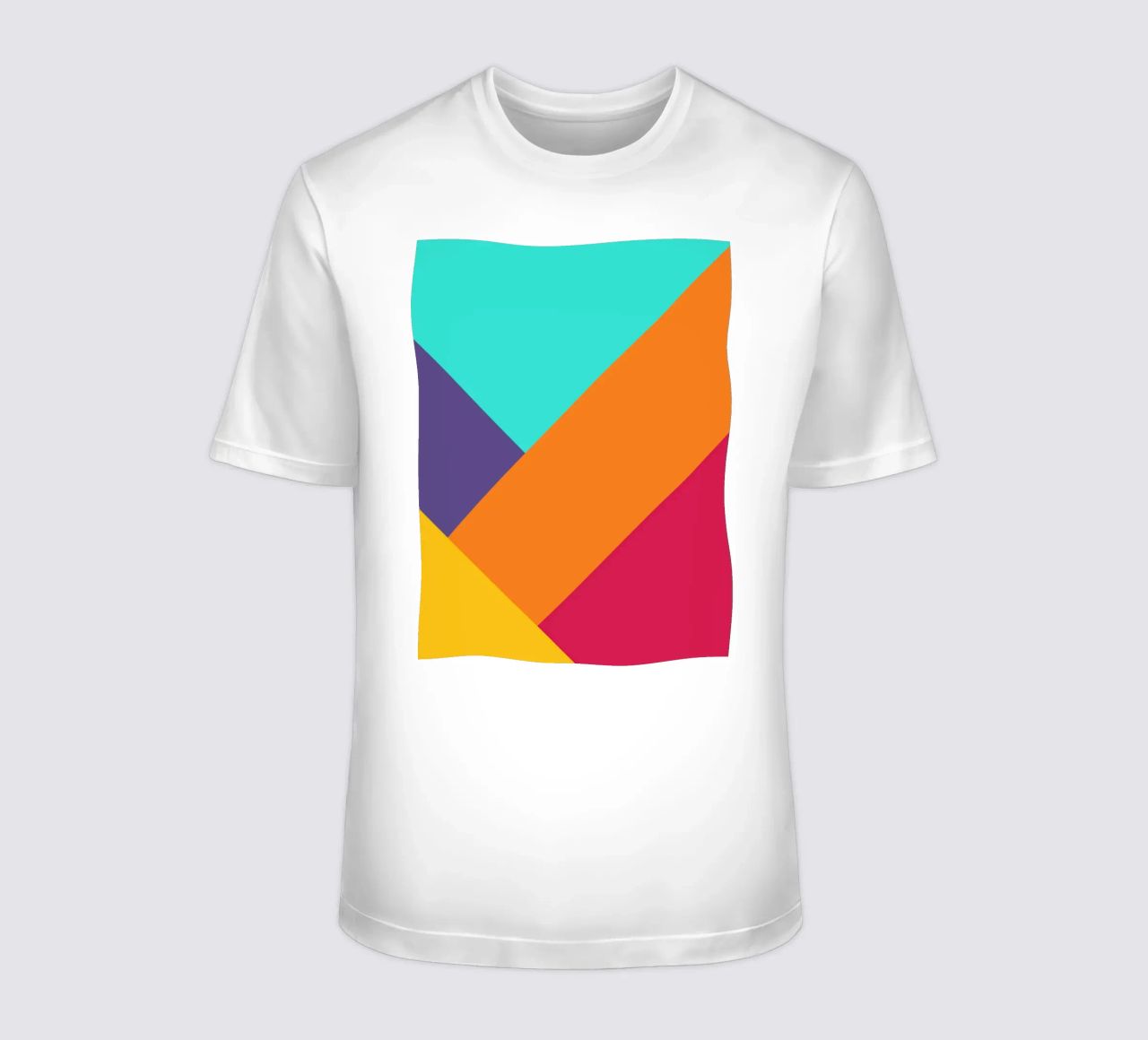Overlay shape abstract vibrant t-shirt da galihstudio