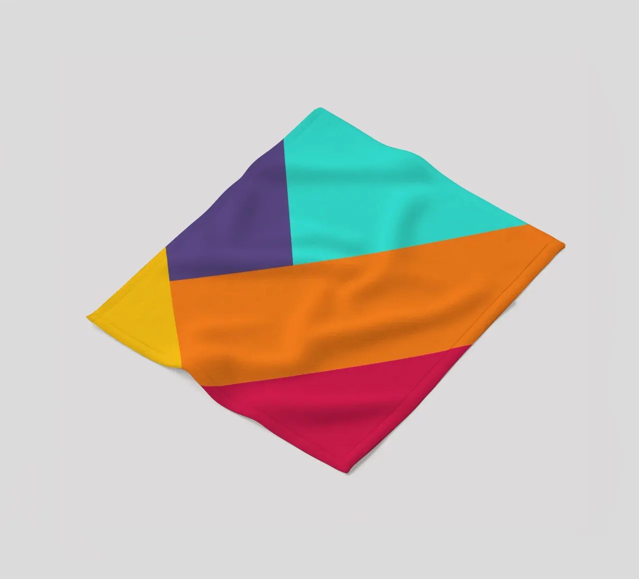 Overlay shape abstract vibrant manta de franela de galihstudio