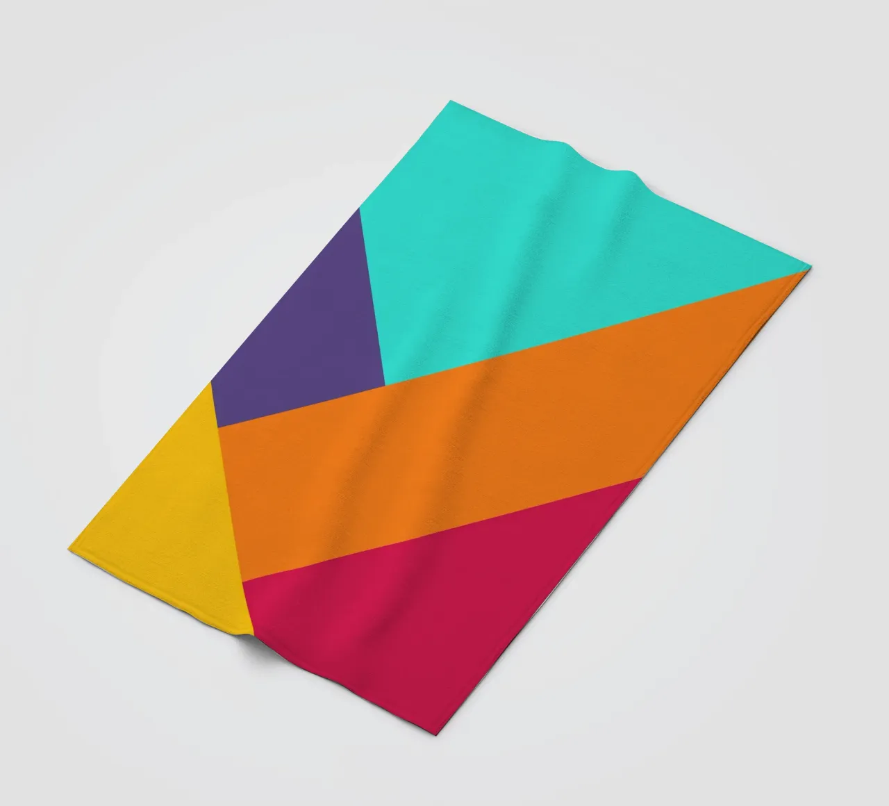 Overlay shape abstract vibrant coperta in pile da galihstudio