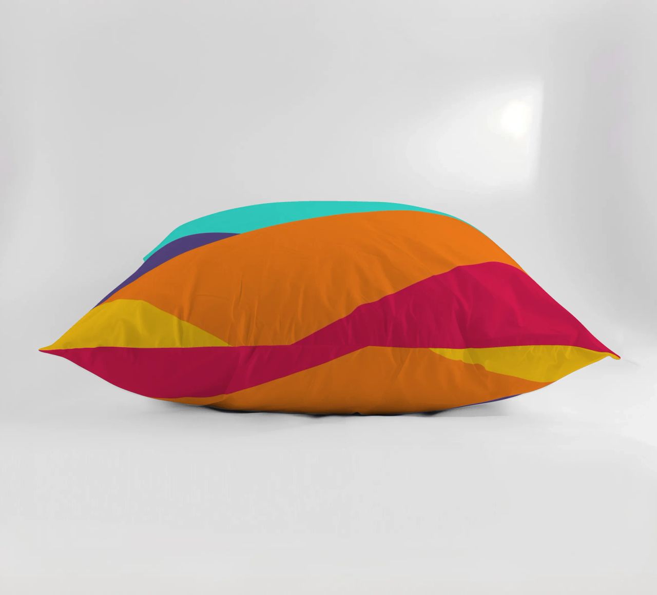 Overlay shape abstract vibrant cuscino da galihstudio