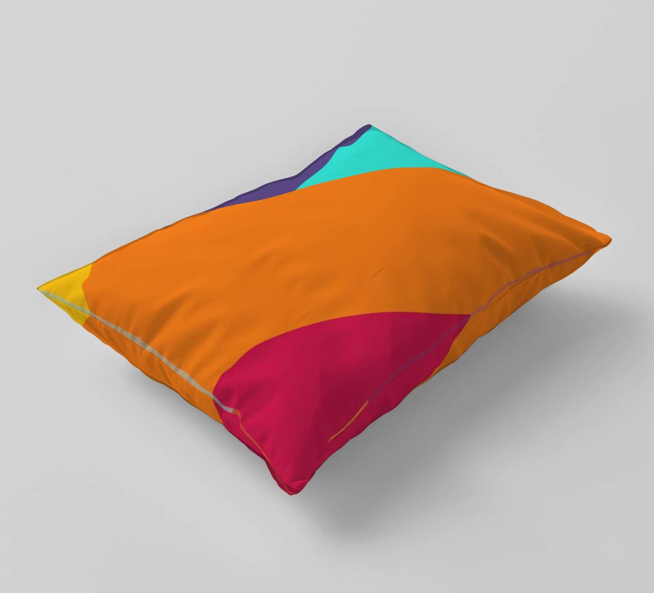 Overlay shape abstract vibrant cuscino da galihstudio