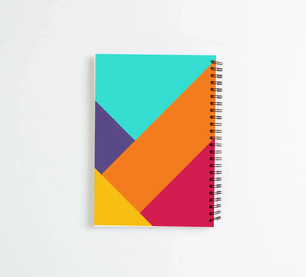 Overlay shape abstract vibrant spiral notebook by galihstudio