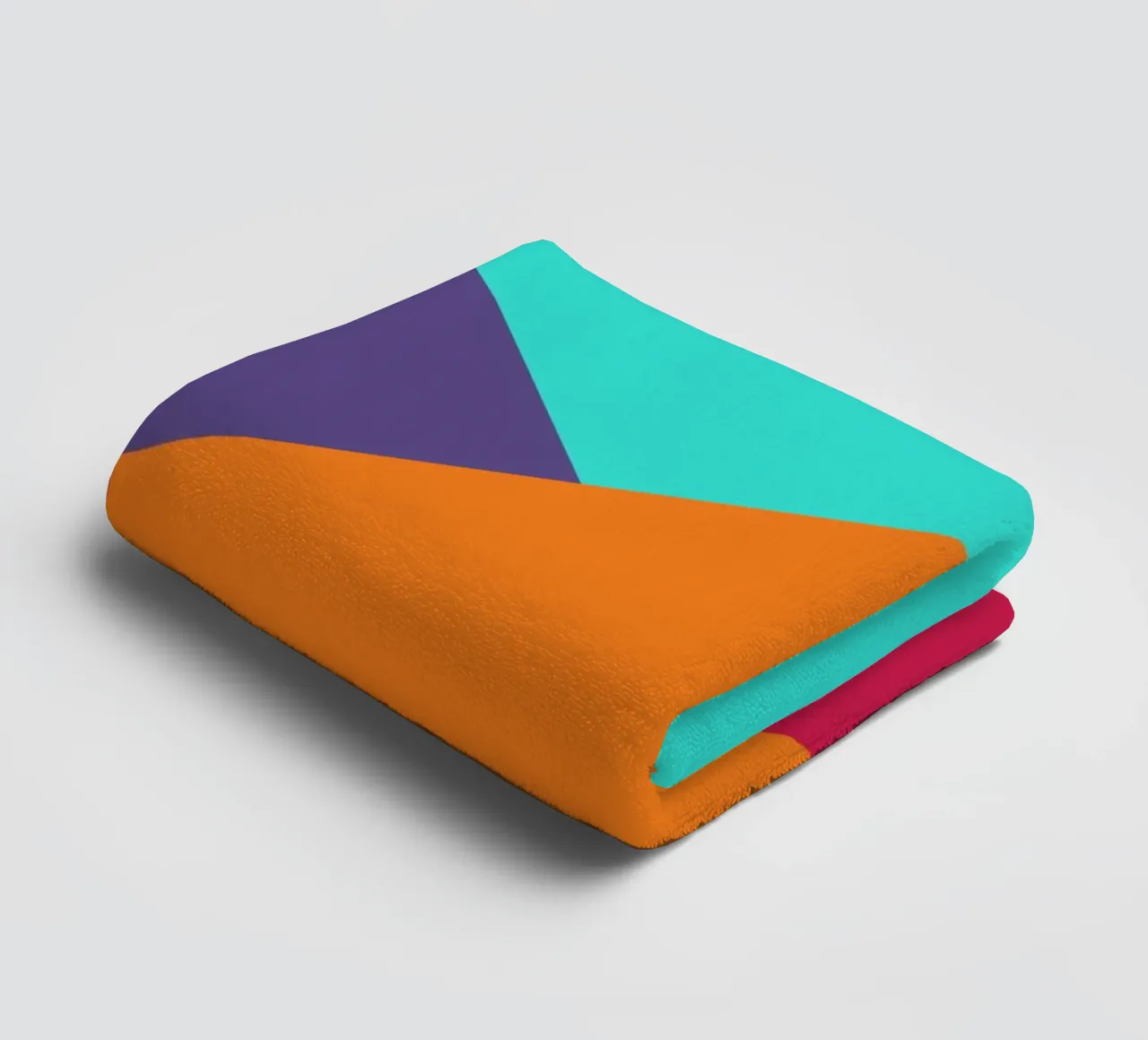 Overlay shape abstract vibrant asciugamano da bagno da galihstudio