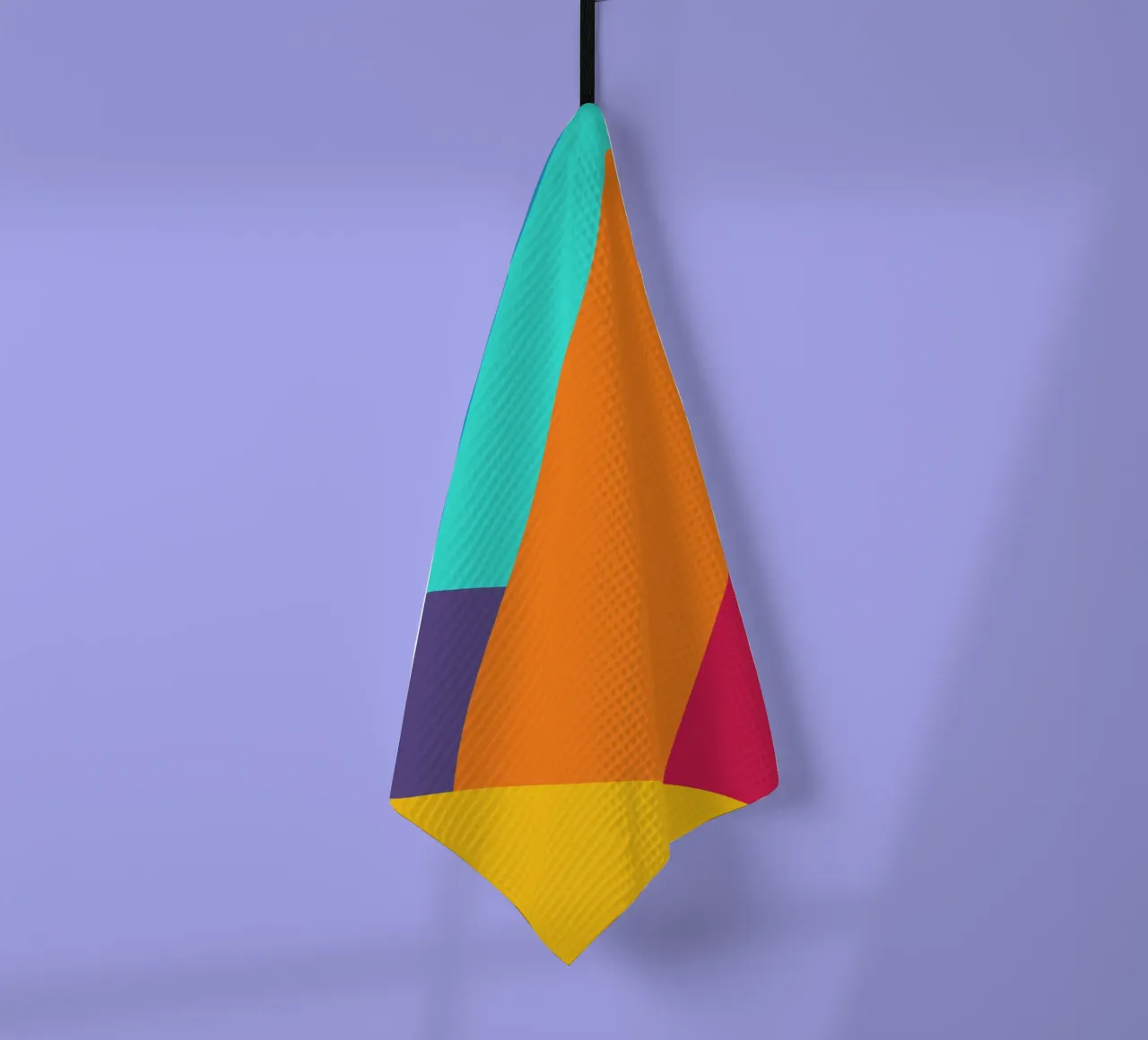 Overlay shape abstract vibrant canovaccio da cucina da galihstudio