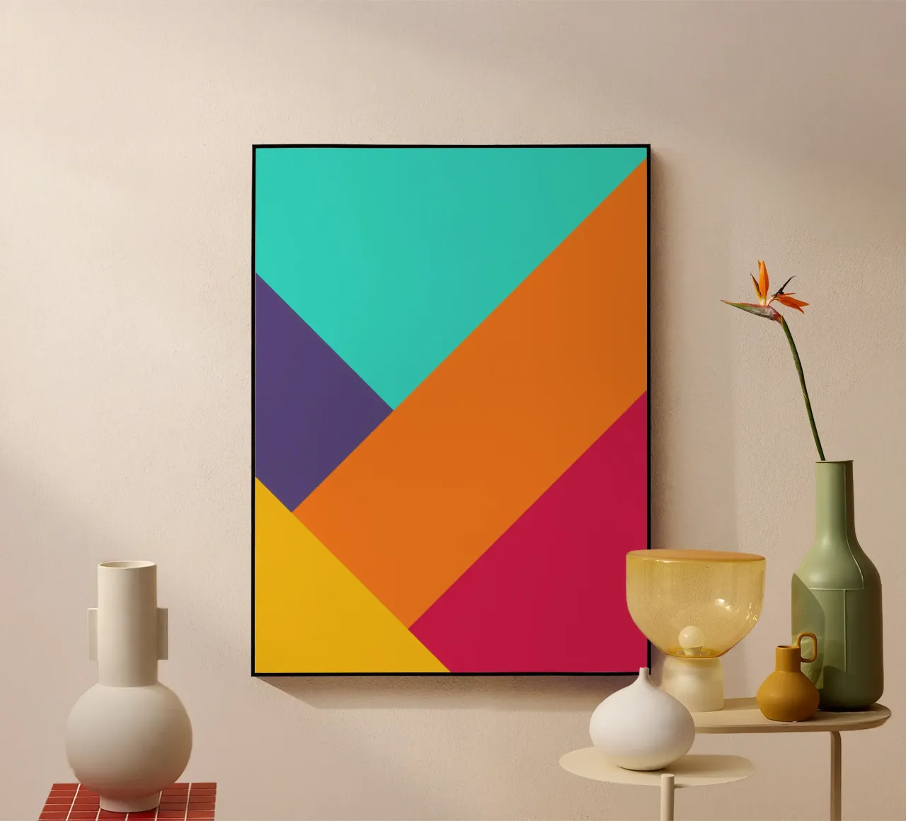 Overlay shape abstract vibrant plexiglass da galihstudio