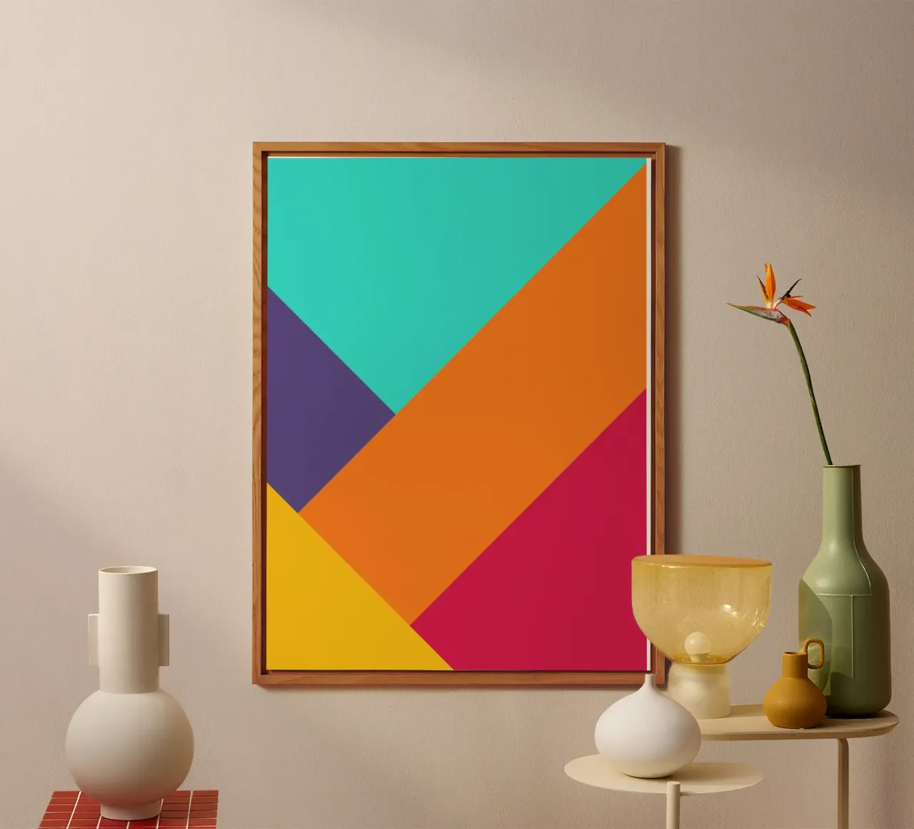 Overlay shape abstract vibrant pannello forex da galihstudio