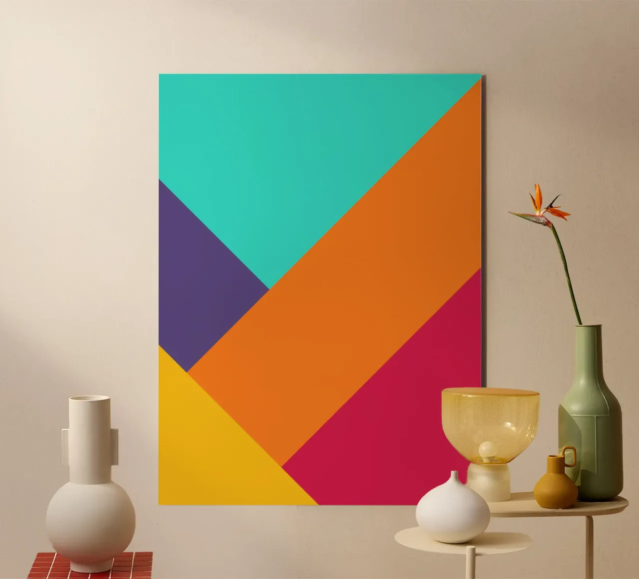 Overlay shape abstract vibrant pannello forex da galihstudio