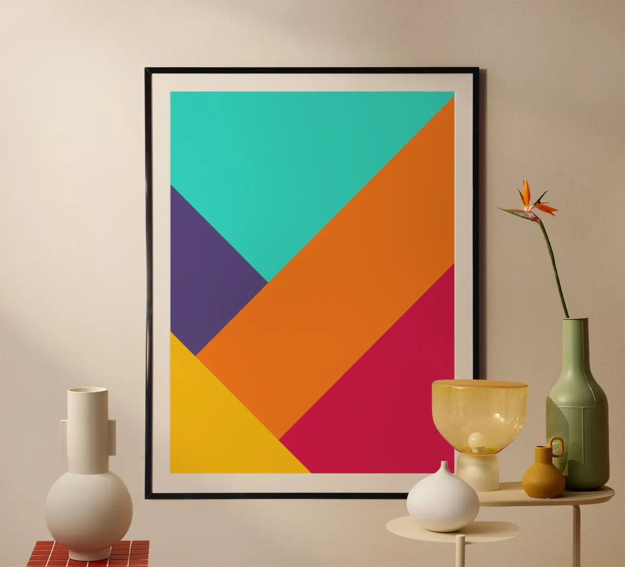 Overlay shape abstract vibrant hahnemühle de galihstudio