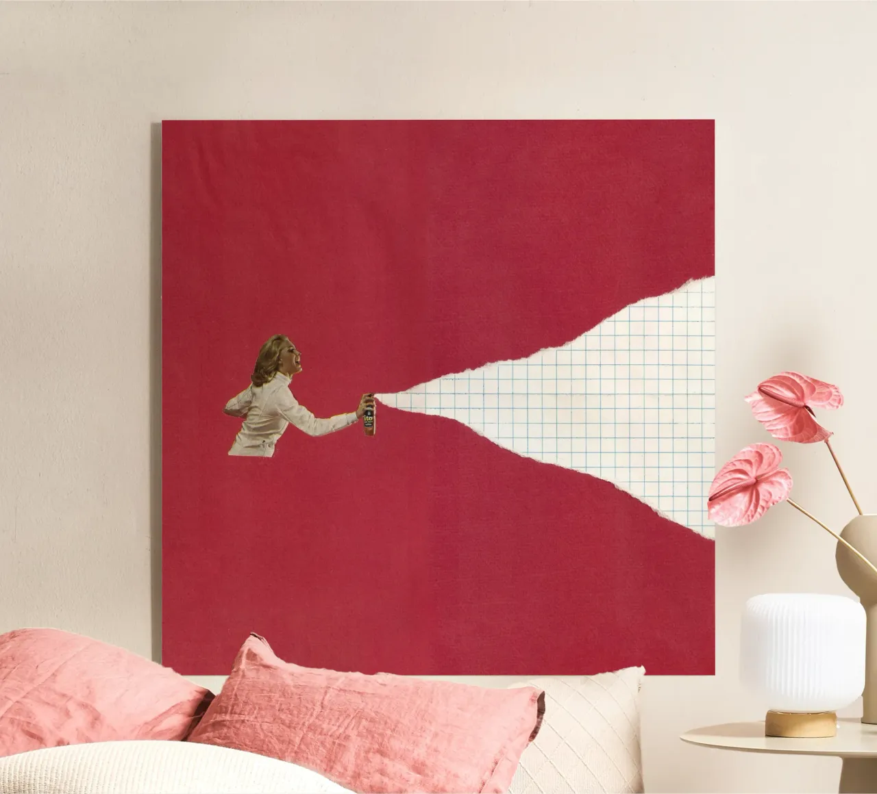 Torn Spray ito plexiglass da Carlos Quitério