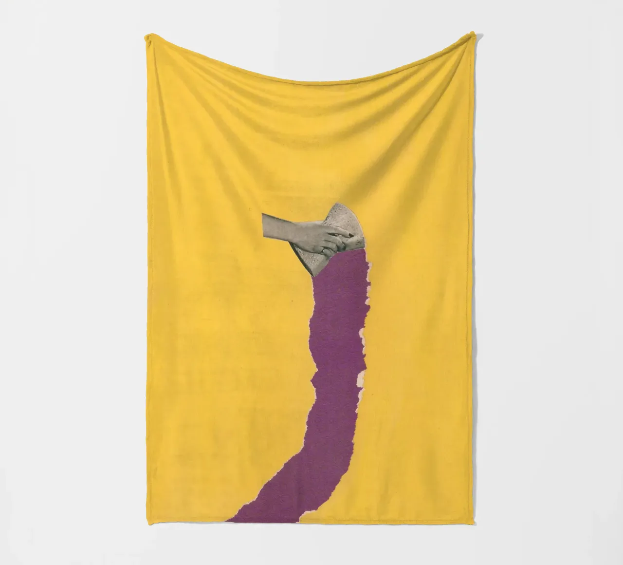 Sponge Torn Fleecedecke von Carlos Quitério